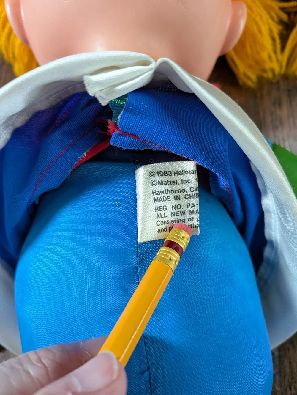Vintage 1983 Hallmark Rainbow Brite Doll 11” inches